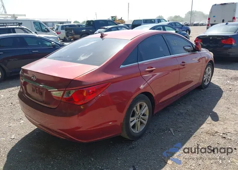 2013 Hyundai Sonata Gls из США, поврежденный, VIN 5NPEB4ACXDH696844